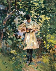 The Young Violinist (aka Margaret Perry) — Theodore Robinson