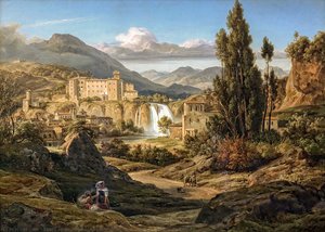 The Liris Waterfalls Near Isola Di Sora — Ernst Fries