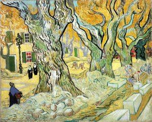 Large Plane Trees (also Known As The Road Menders) — Vincent Willem Van Gogh, Post-impressionism