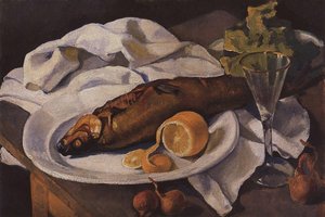Clams And Lemon — Zinaida Serebriakova