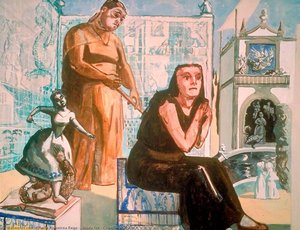Study For 'crivelli's Garden' — Paula Figueiroa Rego