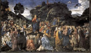 Sermon On The Mount — Cosimo Rosselli, High Renaissance