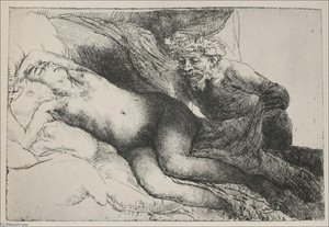 Antiope And Jupiter — Rembrandt Van Rijn