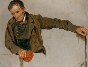 Man Gripping A Handkerchief — George Harvey