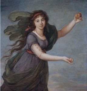 Julie Le Brun As Atalanta — Louise Élisabeth Vigée Le Brun