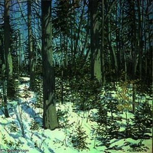 Study For Little Spruce — Neil Gavin Welliver