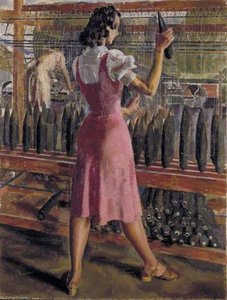 Weaving Cloth For Battle Dress — Alfred Reginald Thomson