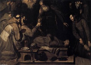 Death Of St Francis — Bartolomé Carducho