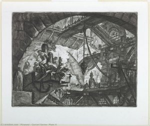 Carceri Series, Plate X — Giovanni Battista Piranesi