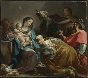 Adoration Of The Magi — Corrado Giaquinto, Rococo