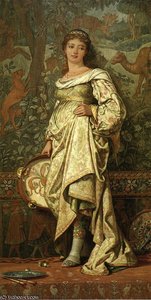 Dancing Girl Aka La Regina — Elihu Vedder