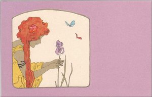 Girls With Purple Surrounds — Raphael Kirchner