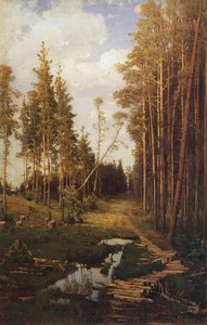 Glade In A Pine Forest — Aleksey Savrasov