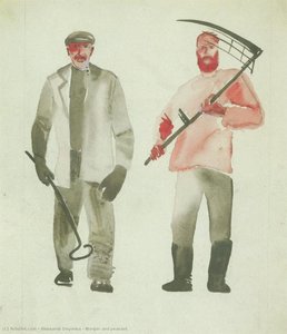 Worker And Peasant — Aleksandr Deyneka