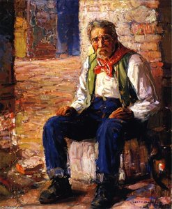 El Peón (also Known As José Juan Or Old Man Yorba, San Juan Capistrano) — Joseph Kleitsch