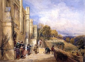 Going Out Hawking — David Cox The Elder