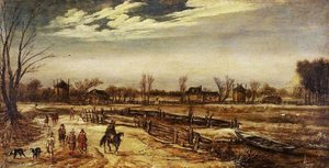 Winter Landscape — Esaias Van De Velde