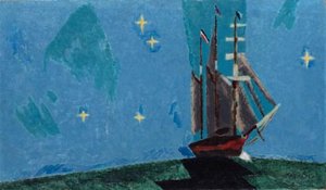 The Starship I — Lyonel Feininger