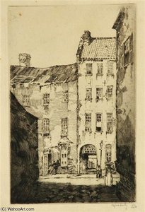 At Low Tide — Alfred Heber Hutty