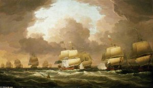 The Battle Of Quiberon Bay — Dominic Serres