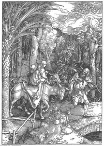 Life Of The Virgin: 13. The Flight Into Egypt — Albrecht Dürer, German Renaissance