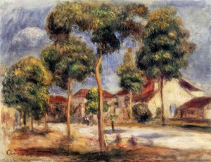 The Sunny Street — Pierre-auguste Renoir