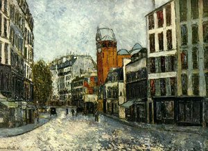 Abbesses Street — Maurice Utrillo