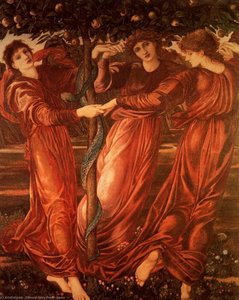 The Garden Of The Hesperides — Edward Coley Burne-jones, Pre-raphaelite
