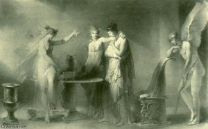 Psyche And Her Two Sisters — Jean-honoré Fragonard