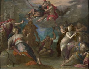 The Amazement Of The Gods — Hans Von Aachen