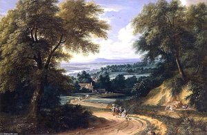 Landscape With Travellers — Adriaen Frans Boudewijns