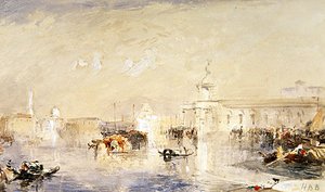 Landscape After Turner's 'the Dogana — Hercules Brabazon Brabazon
