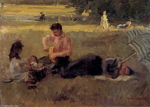 Bois De Boulogne — Isaac Lazarus Israels