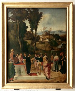 Moses Undergoing Trial By Fire — Sandro Botticelli