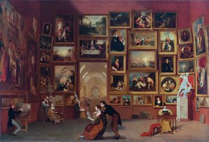 Gallery Of The Louvre — Samuel Finley Breese Morse, American Realism