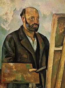 Self Portrait With Palette — Paul Cézanne