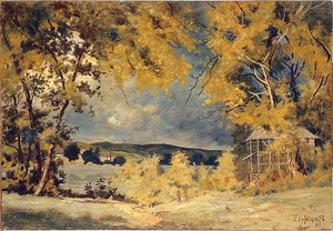 Landscape, Binghamton, New York — Louis Michel Eilshemius