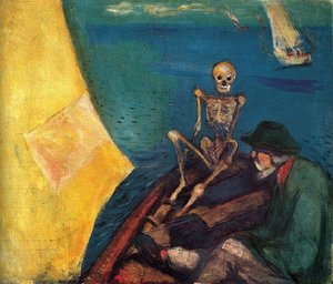 Death At The Helm — Edvard Munch
