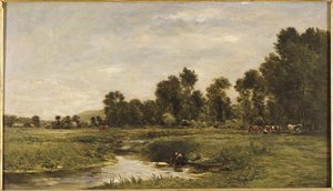 La Vallée D'arques — Charles-françois Daubigny