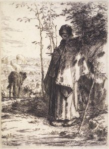 The Large Shepherdess — Jean-françois Millet, Realist Movement