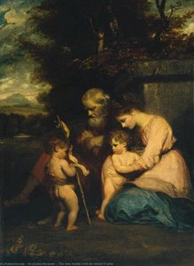 The Holy Family With The Infant St John — Sir Joshua Reynolds
