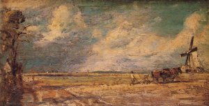 Spring Ploughing — John Constable, Romanticism