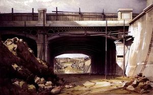Hampstead Road Bridge — John Cooke Bourne