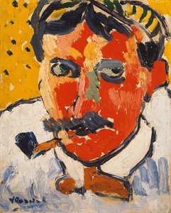 Portrait Of Derain — Maurice De Vlaminck