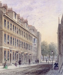 View Of Fludyer Street, Looking Towards St. James's Park — Thomas Hosmer Shepherd