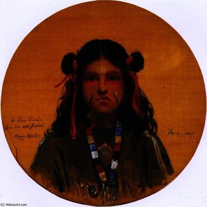 Young Indian Woman (also Known As Young Indian Girl) — Henry Mosler, Realism