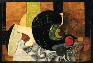 Still Life With Jug 1 — Georges Braque, Cubist Still Life