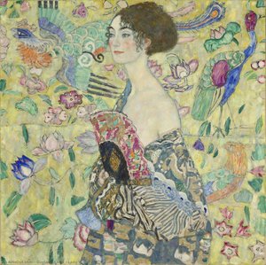 Lady With Fan — Gustav Klimt