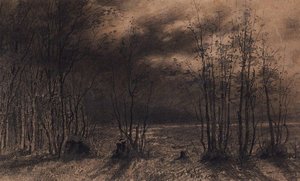 Autumn Night — Aleksey Savrasov