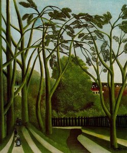 Landscape On The Banks Of The Bievre At Becetre — Henri Julien Félix Rousseau (le Douanier)